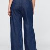 365 Pantaloni cu pliuri UltraSoft din denim cu talie mare 365 Pantaloni cu pliuri UltraSoft din denim cu talie mare