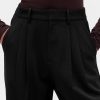 365 Pantaloni cu talie înaltă de sarg periat 365 Pantaloni cu talie înaltă de sarg periat