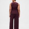 365 Pantaloni largi plisați cu talie joasă 365 Pantaloni largi plisați cu talie joasă