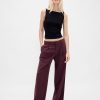 365 Pantaloni largi plisați cu talie joasă 365 Pantaloni largi plisați cu talie joasă