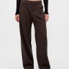 365 Pantaloni plisați din twill periat cu talie joasă