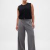 365 Pantaloni plisați din twill periat cu talie joasă