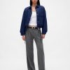 365 Pantaloni plisați din twill periat cu talie joasă