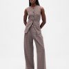 365 Pantaloni plisați din twill periat cu talie înaltă 365 Pantaloni plisați din twill periat cu talie înaltă