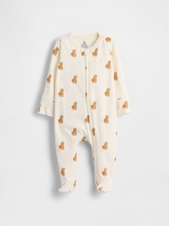 Baby First Favorites Body cu picior din bumbac organic