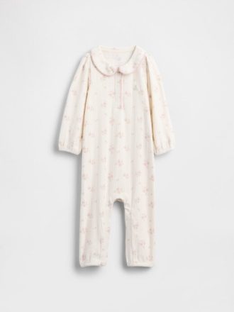 Baby Softspun Pointelle One Piece fără picioare