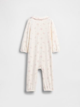Baby Softspun Pointelle One Piece fără picioare
