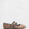 Balerini Leopard cu bretele duble Balerini Leopard cu bretele duble