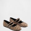 Balerini Leopard cu bretele duble Balerini Leopard cu bretele duble