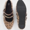 Balerini Leopard cu bretele duble Balerini Leopard cu bretele duble