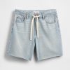 Bermudă largi din denim din anii ’90 cu talie medie de 8 inchi