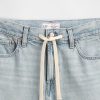 Bermudă largi din denim din anii ’90 cu talie medie de 8 inchi