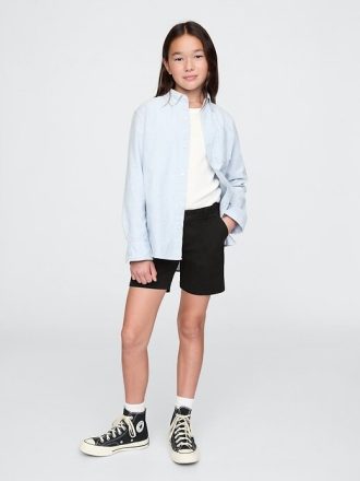 Bermudă pentru uniforme cu talie medie pentru copii