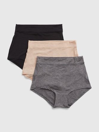 Bikini Breathe cu talie înaltă (pachet de 3)