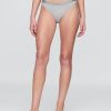Bikini cu logo din bumbac elastic organic Bikini cu logo din bumbac elastic organic