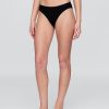 Bikini cu logo din bumbac elastic organic Bikini cu logo din bumbac elastic organic