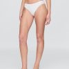Bikini cu logo din bumbac elastic organic Bikini cu logo din bumbac elastic organic