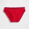 Bikini cu logo din bumbac elastic organic Bikini cu logo din bumbac elastic organic