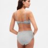 Bikini cu talie mare din bumbac elastic organic Bikini cu talie mare din bumbac elastic organic