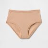 Bikini cu talie mare din bumbac elastic organic Bikini cu talie mare din bumbac elastic organic