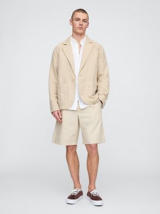 Blazer relaxat din in-bumbac
