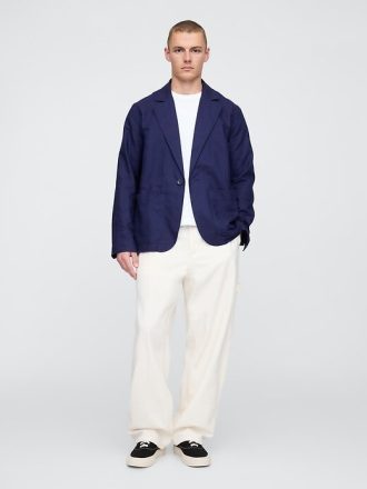Blazer relaxat din in-bumbac