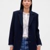 Blazer supradimensionat din amestec de lână Blazer supradimensionat din amestec de lână