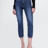 Blugi Capri cu talie mare Blugi Capri cu talie mare