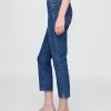 Blugi Capri cu talie mare Blugi Capri cu talie mare