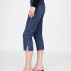 Blugi Capri cu talie mare Blugi Capri cu talie mare