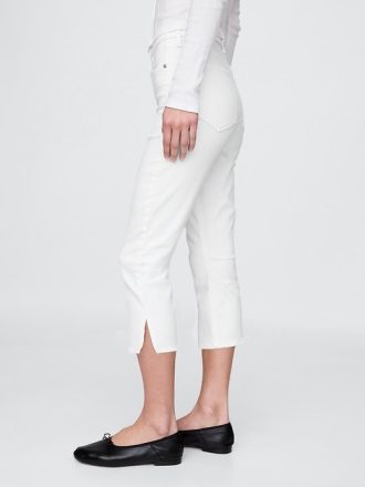 Blugi Capri cu talie mare