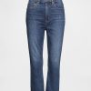 Blugi Capri cu talie mare Blugi Capri cu talie mare