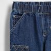 Blugi Carpenter largi cu tragere pentru bebeluși și copii mici Blugi Carpenter largi cu tragere pentru bebeluși și copii mici