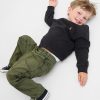 Blugi Carpenter largi cu tragere pentru bebeluși și copii mici Blugi Carpenter largi cu tragere pentru bebeluși și copii mici