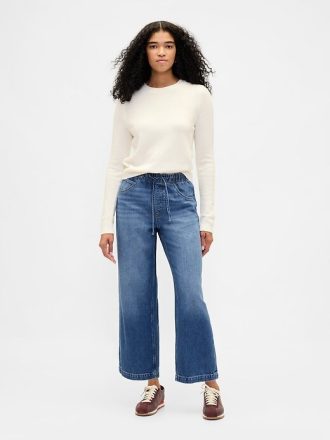 Blugi crop relaxați UltraSoft