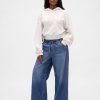 Blugi crop relaxați UltraSoft Blugi crop relaxați UltraSoft