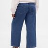 Blugi crop relaxați UltraSoft Blugi crop relaxați UltraSoft