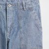 Blugi cu pantaloni largi din Chambray grei Blugi cu pantaloni largi din Chambray grei