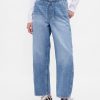 Blugi cu talie mare UltraSoft Barrel Blugi cu talie mare UltraSoft Barrel