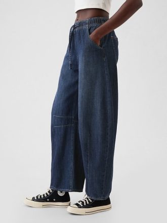 Blugi cu talie medie Easy Horseshoe Blugi cu talie medie Easy Horseshoe