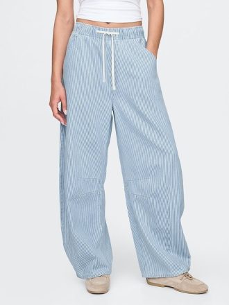Blugi cu talie medie UltraSoft Denim Stripe Easy Horseshoe