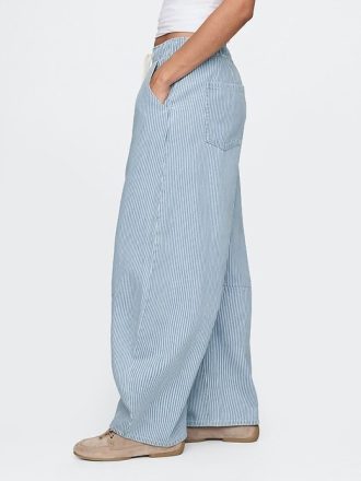Blugi cu talie medie UltraSoft Denim Stripe Easy Horseshoe