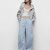 Blugi cu talie medie UltraSoft Denim Stripe Easy Horseshoe Blugi cu talie medie UltraSoft Denim Stripe Easy Horseshoe