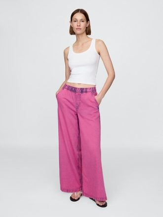 Blugi cu talie medie UltraSoft Easy Baggy