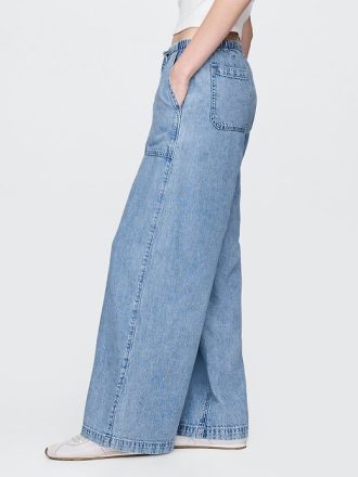 Blugi cu talie medie UltraSoft Easy Baggy