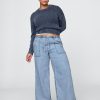Blugi cu talie medie UltraSoft Easy Baggy Blugi cu talie medie UltraSoft Easy Baggy