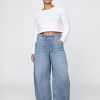 Blugi cu talie medie UltraSoft Easy Horseshoe