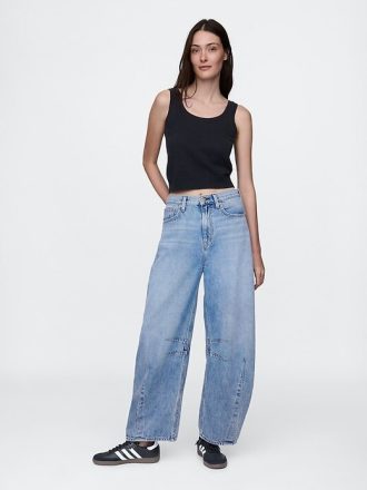 Blugi cu talie înaltă UltraSoft Horseshoe