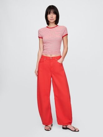Blugi cu talie înaltă UltraSoft Horseshoe
