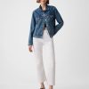 Blugi Kick Fit cu talie mare Blugi Kick Fit cu talie mare